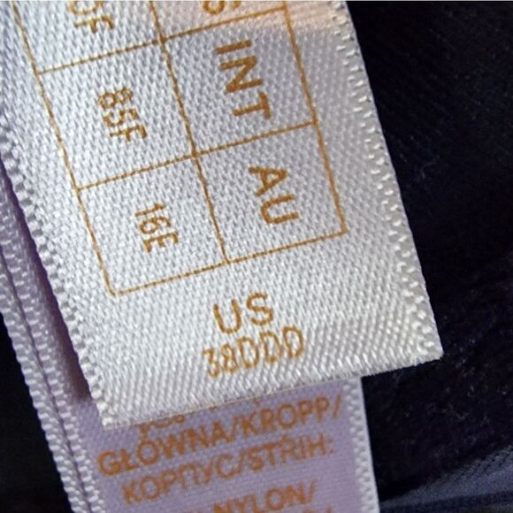 Savage X Fenty Floral Lace Plunge Push Up Bra in Deep Periwinkle Blue - Picture 15 of 16